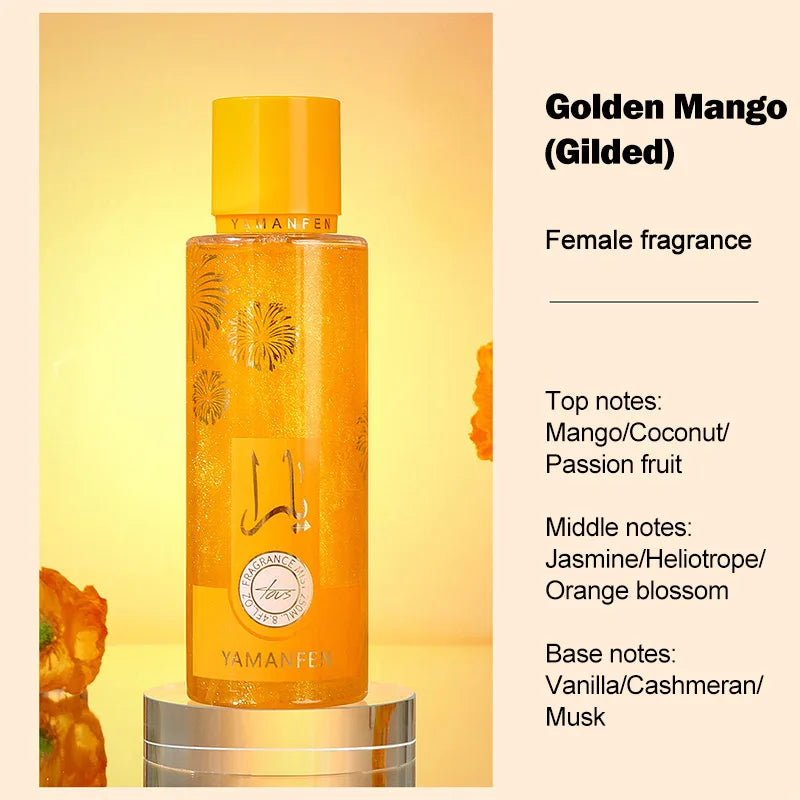 250ml Body Mist Long Duration Fruity Body Spray Perfume Natural Lasting Fragrance Body Deodorant Crush Scent Moisturize Skin New