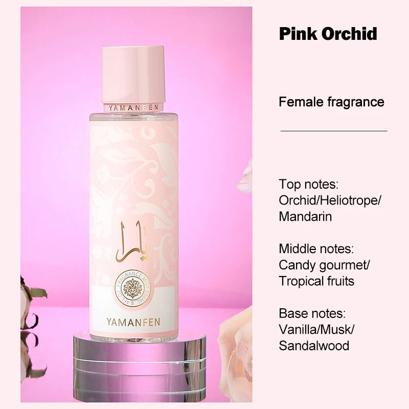 250ml Body Mist Long Duration Fruity Body Spray Perfume Natural Lasting Fragrance Body Deodorant Crush Scent Moisturize Skin New