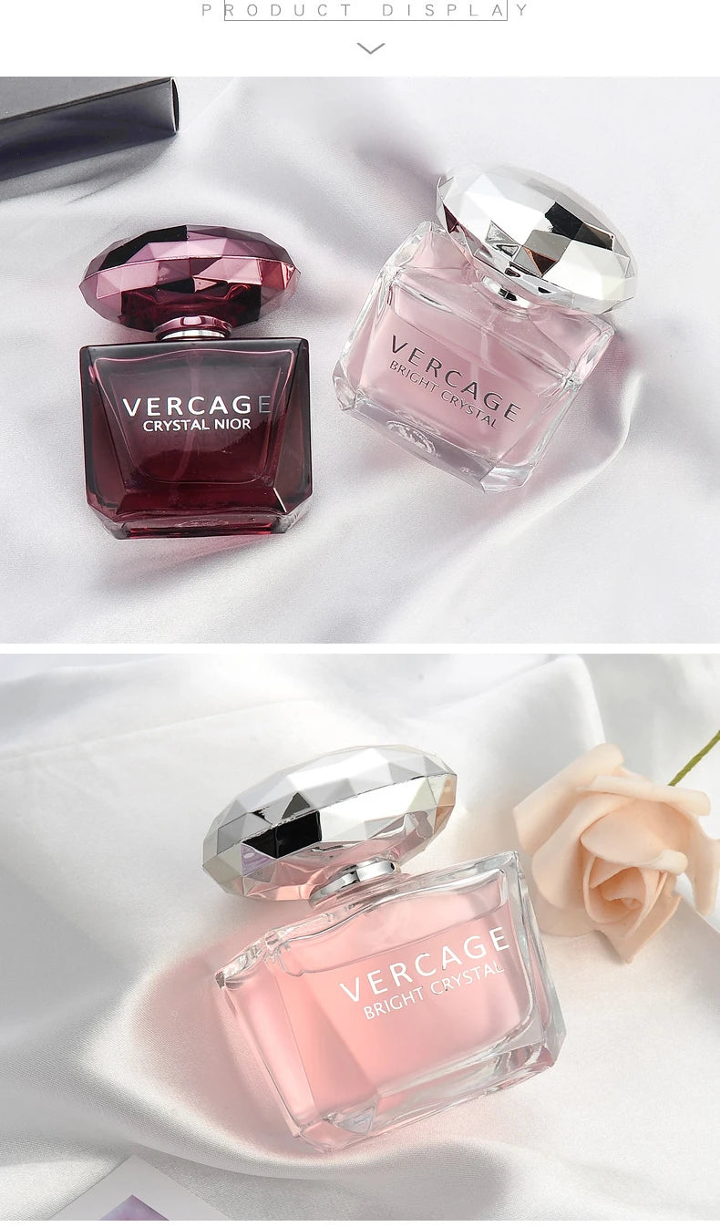 Osmanthus, Peony, and Pomegranate Fragrance Perfume for Women - Crystal Diamond Series, Light and Elegant Scent parfum