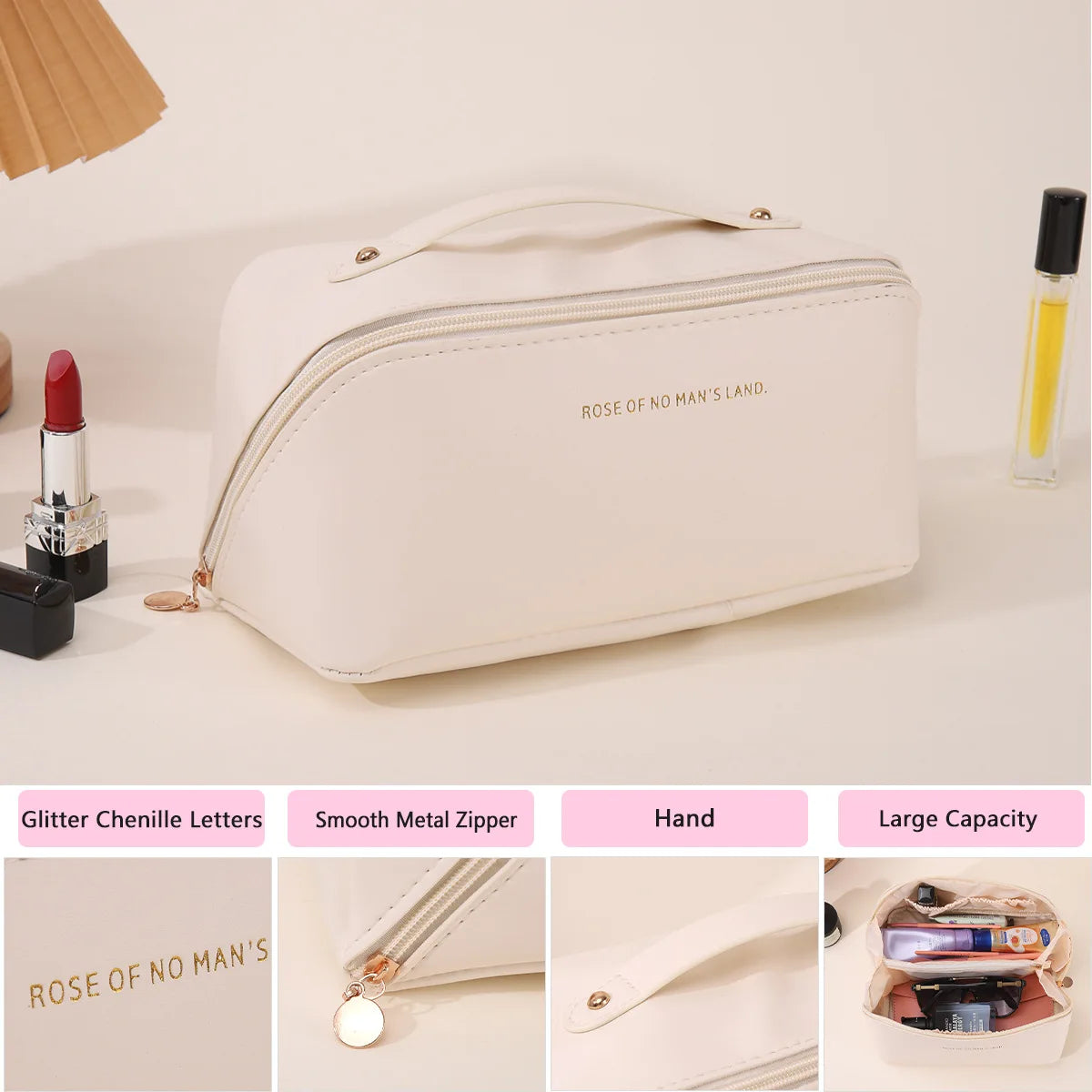 Makeup Bag Female  Make Up Case Storage Pouch Luxury Lady Box Cosmetic Bag Organizer Bag For Travel Zip Christmas Gift