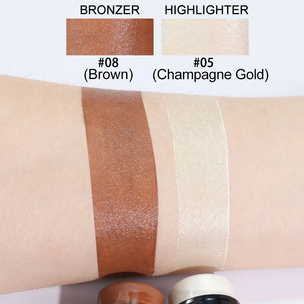 Highlighting&Bronzer Stick Face Brightening Blusher Rouge Concealer Pen Long Lasting Corrector Nose Shadow Contouring Cosmetics