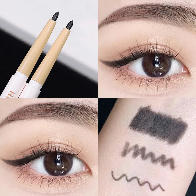 HISYI Waterproof, long-lasting, non-smudge-free eyeliner, suitable for beginners and easy to use, natural slim gel eyeliner