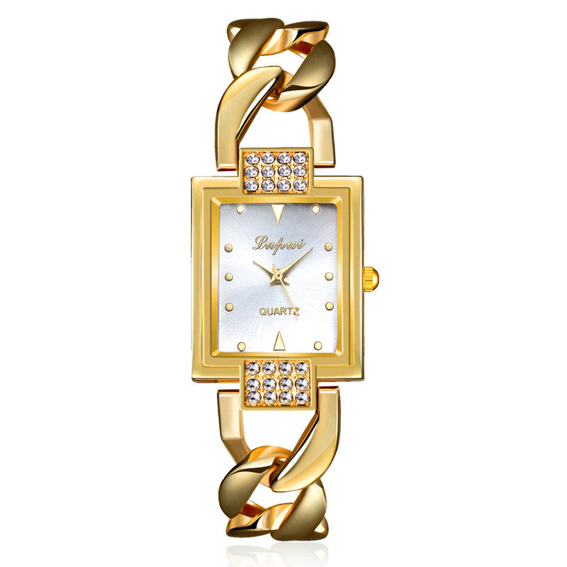Women's Watches Luxury Fashion Stainless Steel Women's Wristwatches High Quality Elegant woman watch Luxury Golden Color