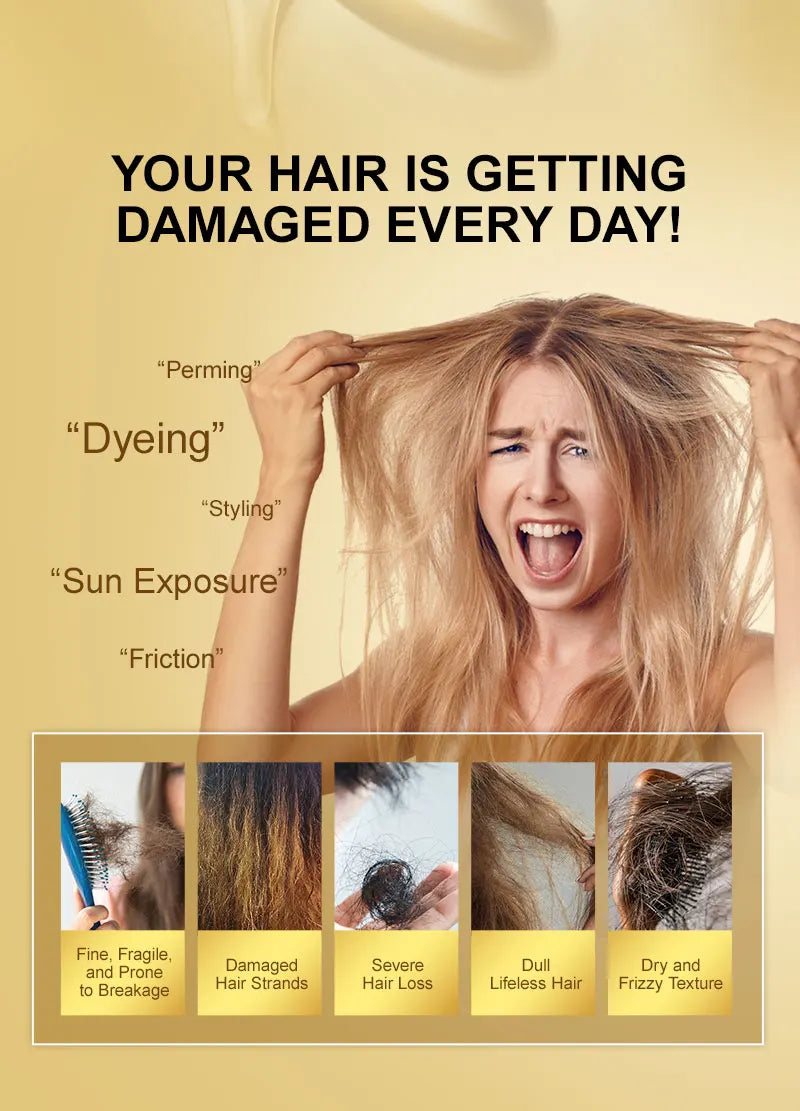 PURC Morocco Argan Oil Nourishing Hair Oil Smoothing Shine Soft Hair Serum Repair Damaged Frizz Dry Hair Treatment Hair Care