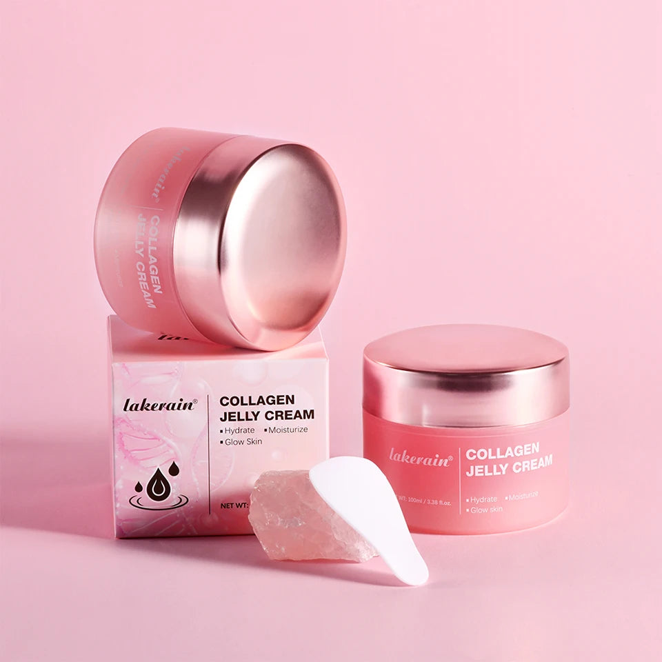 100ml Collagen Jelly Cream Niacinamide Tightening Soothing Moisturizing Anti-Aging Firmness Hydration Skincare 100ml Face Gel