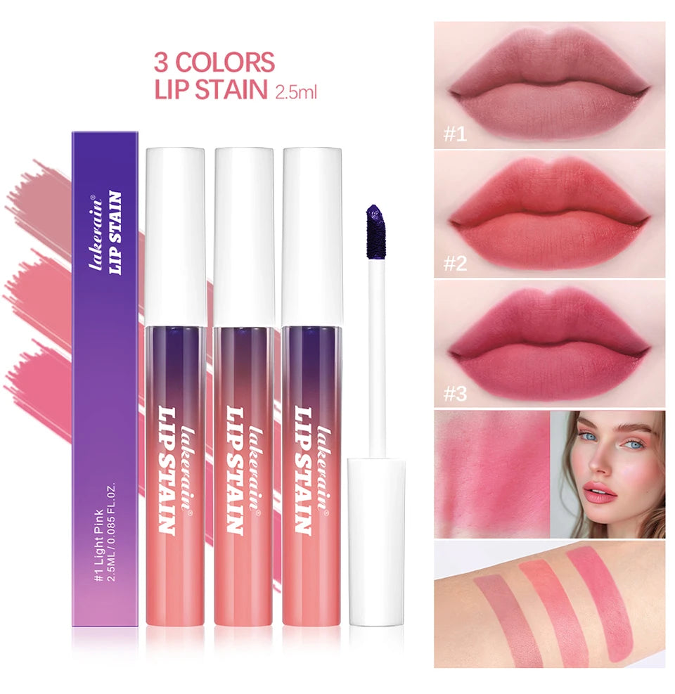 Lip Stain Peel Off and Reveal Long Lasting Waterproof Pink Lip Tint Transfer Proof Natural Lip Stain