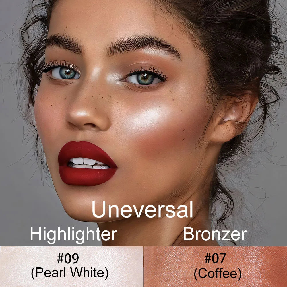 Highlighting&Bronzer Stick Face Brightening Blusher Rouge Concealer Pen Long Lasting Corrector Nose Shadow Contouring Cosmetics