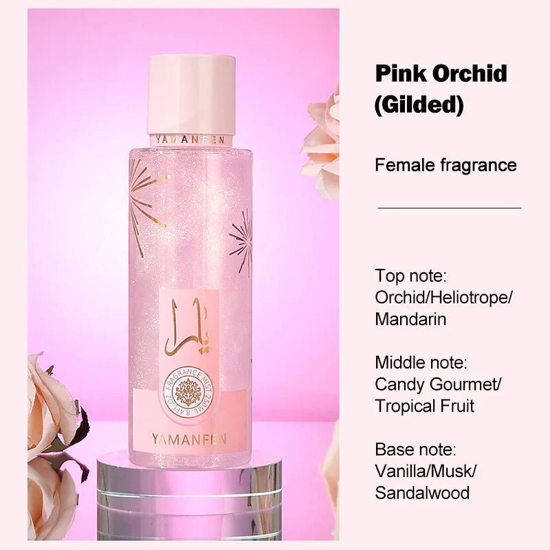 250ml Body Mist Long Duration Fruity Body Spray Perfume Natural Lasting Fragrance Body Deodorant Crush Scent Moisturize Skin New