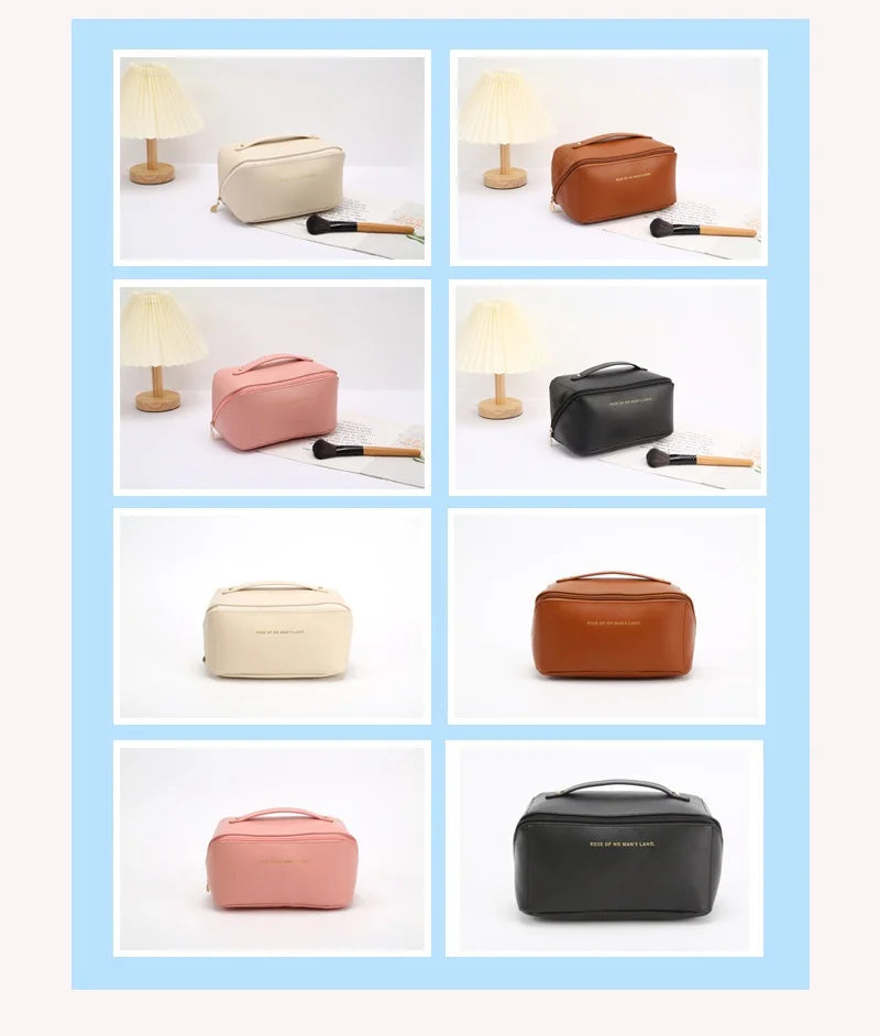 Makeup Bag Female  Make Up Case Storage Pouch Luxury Lady Box Cosmetic Bag Organizer Bag For Travel Zip Christmas Gift