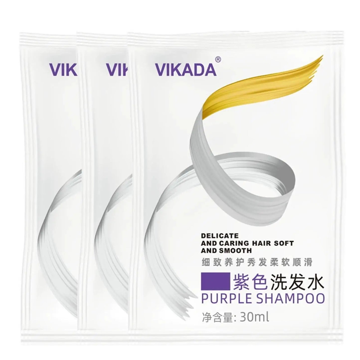Gray Color Fixing Hair Dye Shampoo Cover Gray Hair Fade Yellow After Bleach Hair Shampoo Non-irritating Purple Shampoo Blonde