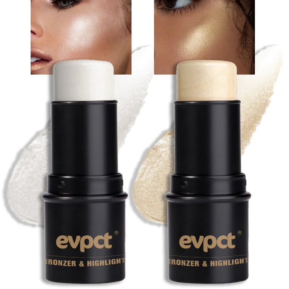 Highlighting&Bronzer Stick Face Brightening Blusher Rouge Concealer Pen Long Lasting Corrector Nose Shadow Contouring Cosmetics