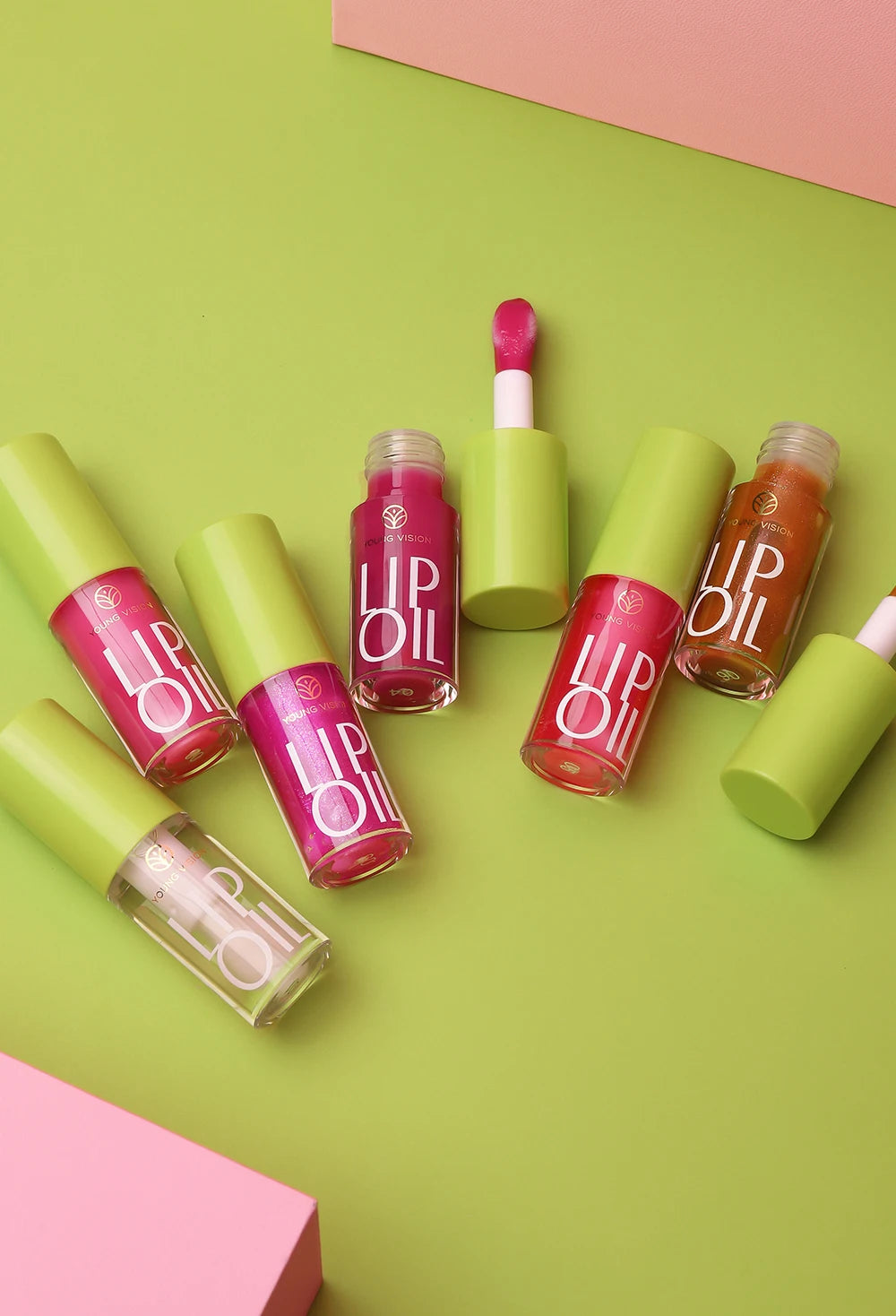 YOUNG VISION Transparent Lip Oil 6 Colors Available for Lip Moisturizing Lip Oil, Lip Enriching Lip Protection, Lipgloss