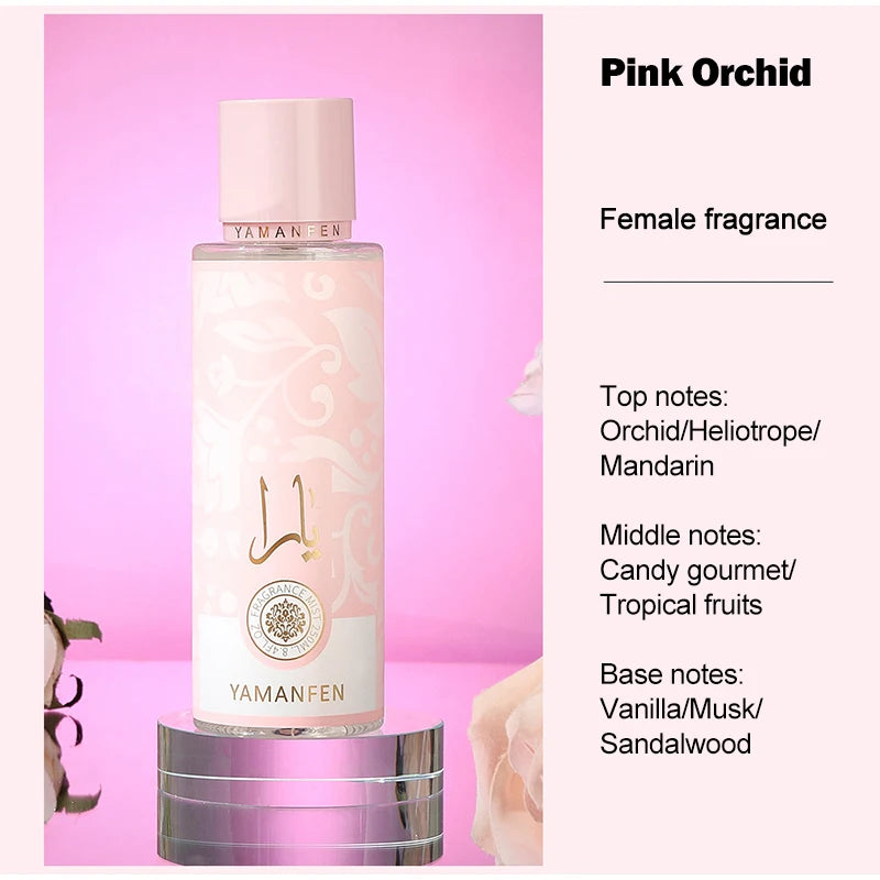 250ml Body Mist Long Duration Fruity Body Spray Perfume Natural Lasting Fragrance Body Deodorant Crush Scent Moisturize Skin New