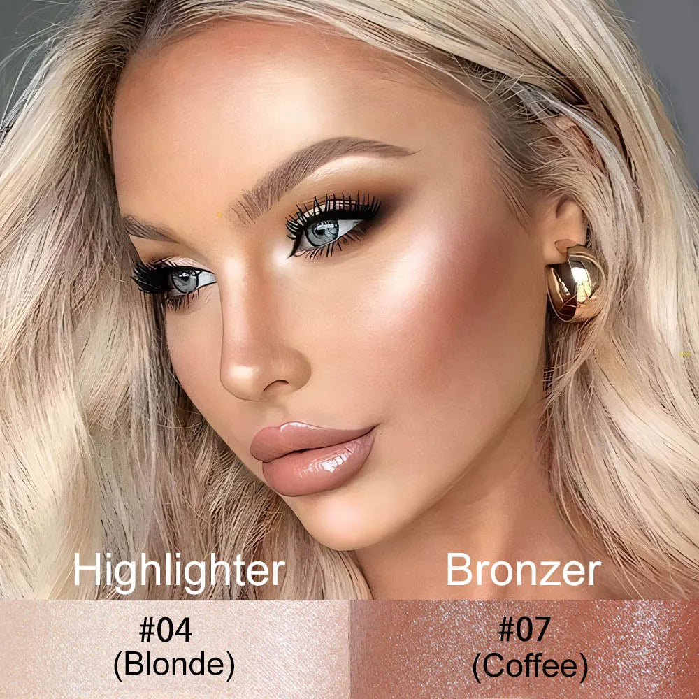Highlighting&Bronzer Stick Face Brightening Blusher Rouge Concealer Pen Long Lasting Corrector Nose Shadow Contouring Cosmetics