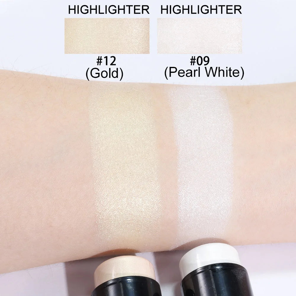 Highlighting&Bronzer Stick Face Brightening Blusher Rouge Concealer Pen Long Lasting Corrector Nose Shadow Contouring Cosmetics
