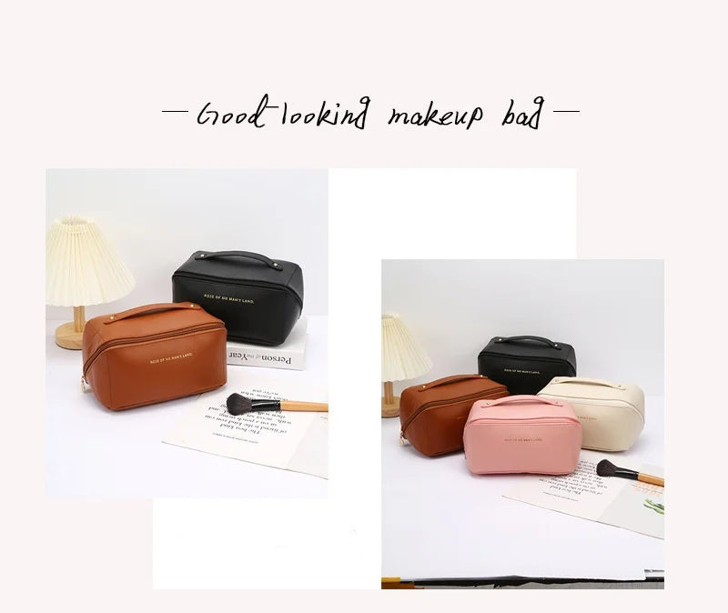 Makeup Bag Female  Make Up Case Storage Pouch Luxury Lady Box Cosmetic Bag Organizer Bag For Travel Zip Christmas Gift