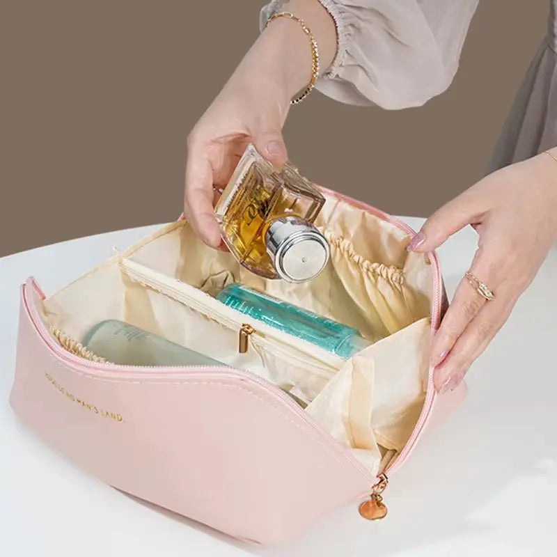 Makeup Bag Female  Make Up Case Storage Pouch Luxury Lady Box Cosmetic Bag Organizer Bag For Travel Zip Christmas Gift