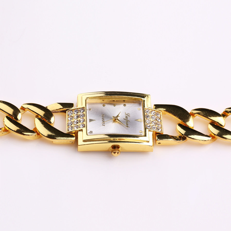 Women's Watches Luxury Fashion Stainless Steel Women's Wristwatches High Quality Elegant woman watch Luxury Golden Color