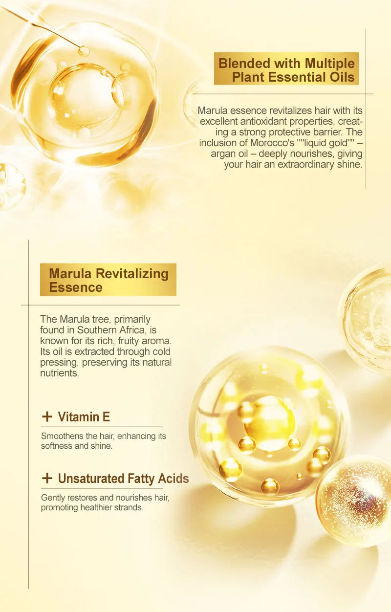 PURC Morocco Argan Oil Nourishing Hair Oil Smoothing Shine Soft Hair Serum Repair Damaged Frizz Dry Hair Treatment Hair Care