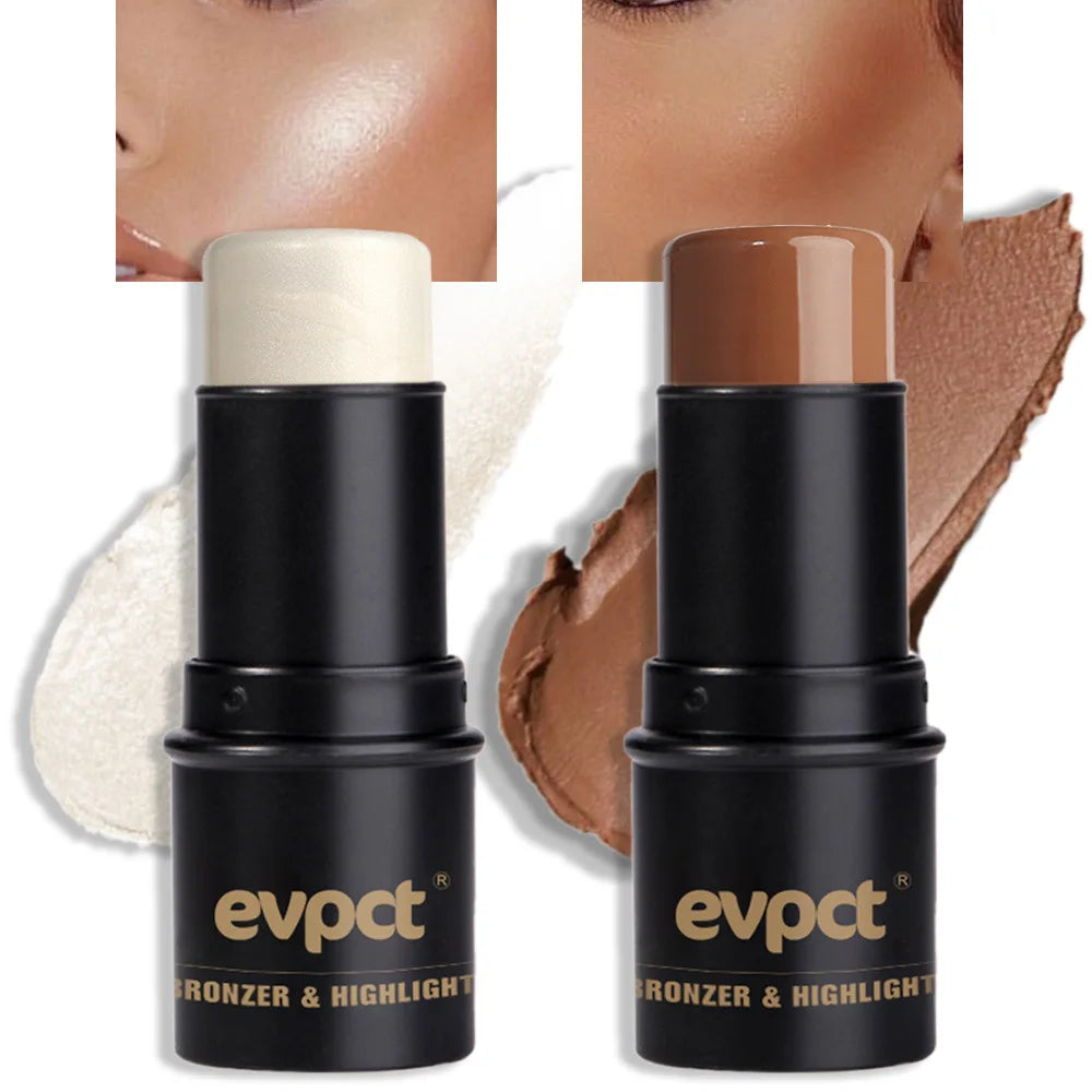 Highlighting&Bronzer Stick Face Brightening Blusher Rouge Concealer Pen Long Lasting Corrector Nose Shadow Contouring Cosmetics