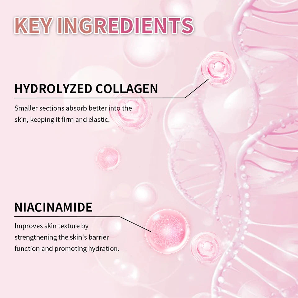 100ml Collagen Jelly Cream Niacinamide Tightening Soothing Moisturizing Anti-Aging Firmness Hydration Skincare 100ml Face Gel