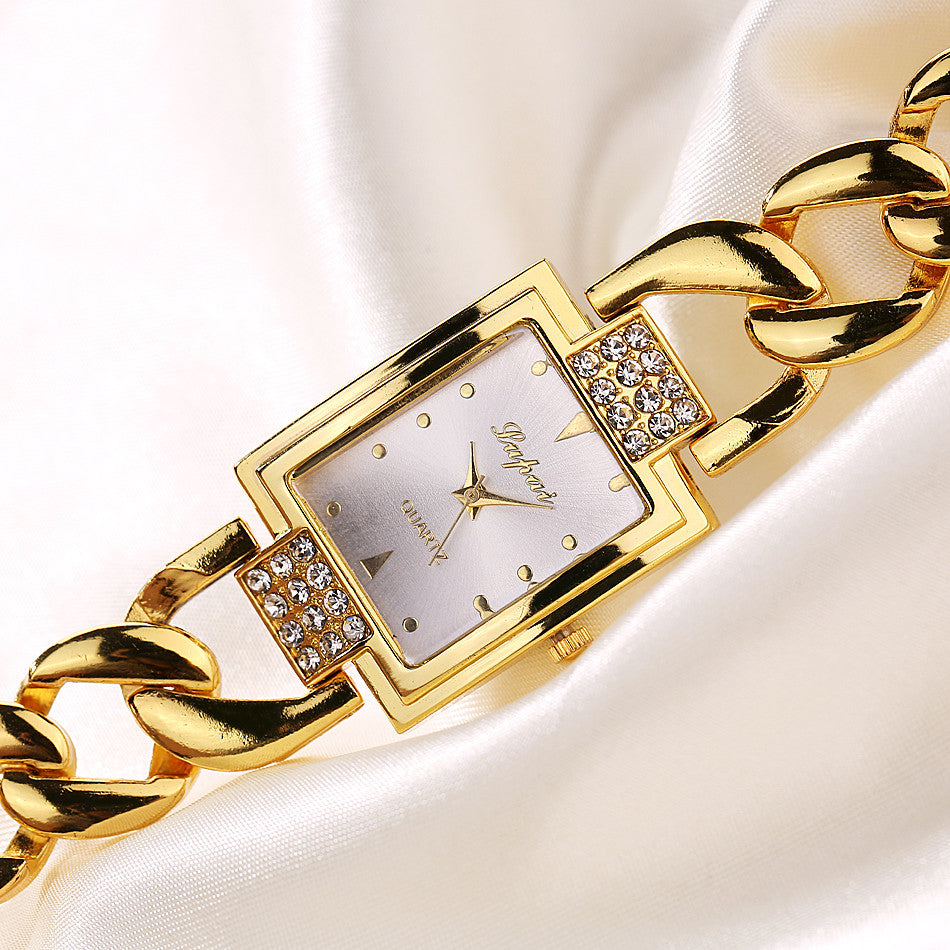 Women's Watches Luxury Fashion Stainless Steel Women's Wristwatches High Quality Elegant woman watch Luxury Golden Color
