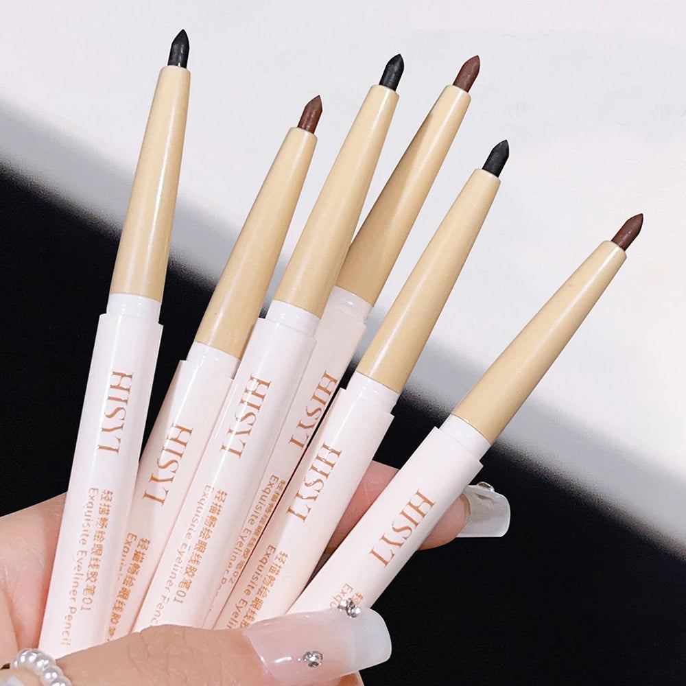 HISYI Waterproof, long-lasting, non-smudge-free eyeliner, suitable for beginners and easy to use, natural slim gel eyeliner