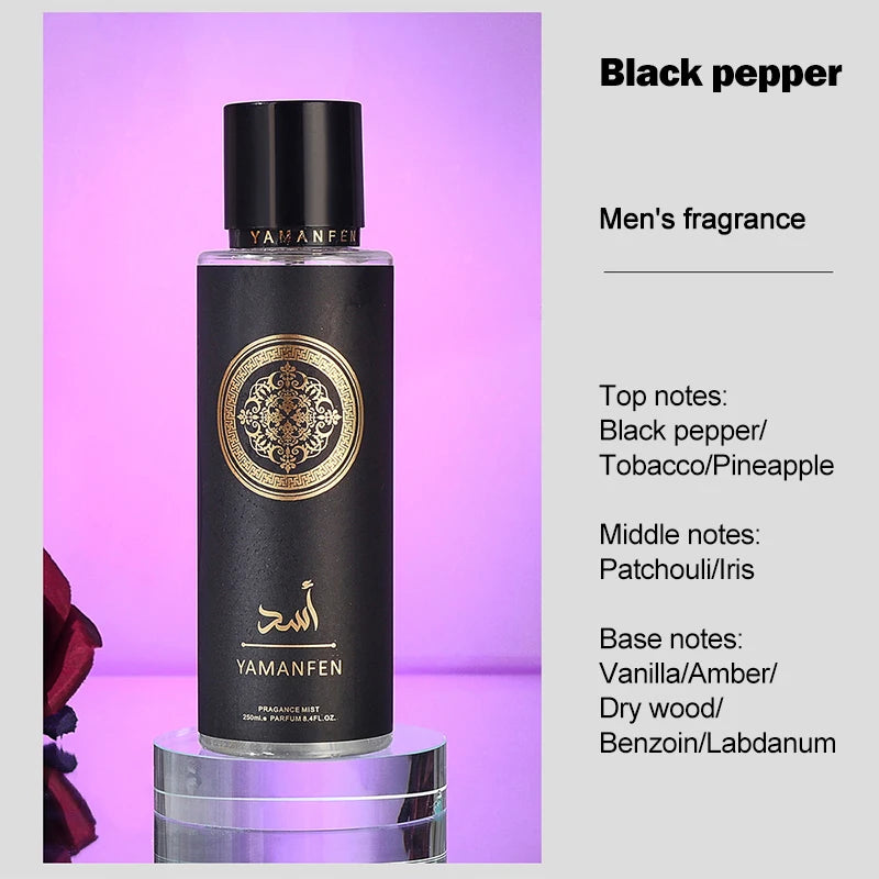 250ml Body Mist Long Duration Fruity Body Spray Perfume Natural Lasting Fragrance Body Deodorant Crush Scent Moisturize Skin New