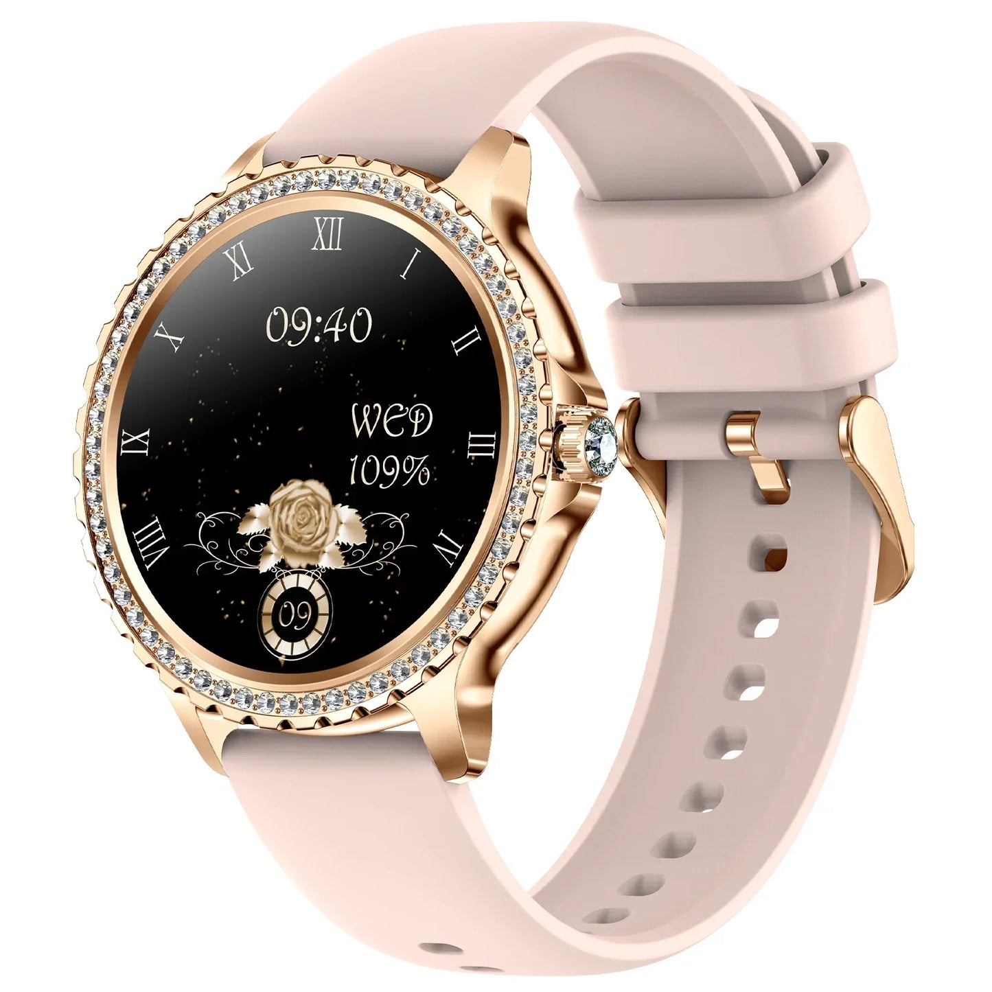 EIGIIS New Smart Watch Women I58 1.32-inch HD Screen Fashion Sports Watches Bluetooth Call Health Monitor IP67 Life Waterproof