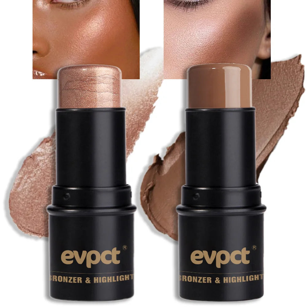 Highlighting&Bronzer Stick Face Brightening Blusher Rouge Concealer Pen Long Lasting Corrector Nose Shadow Contouring Cosmetics
