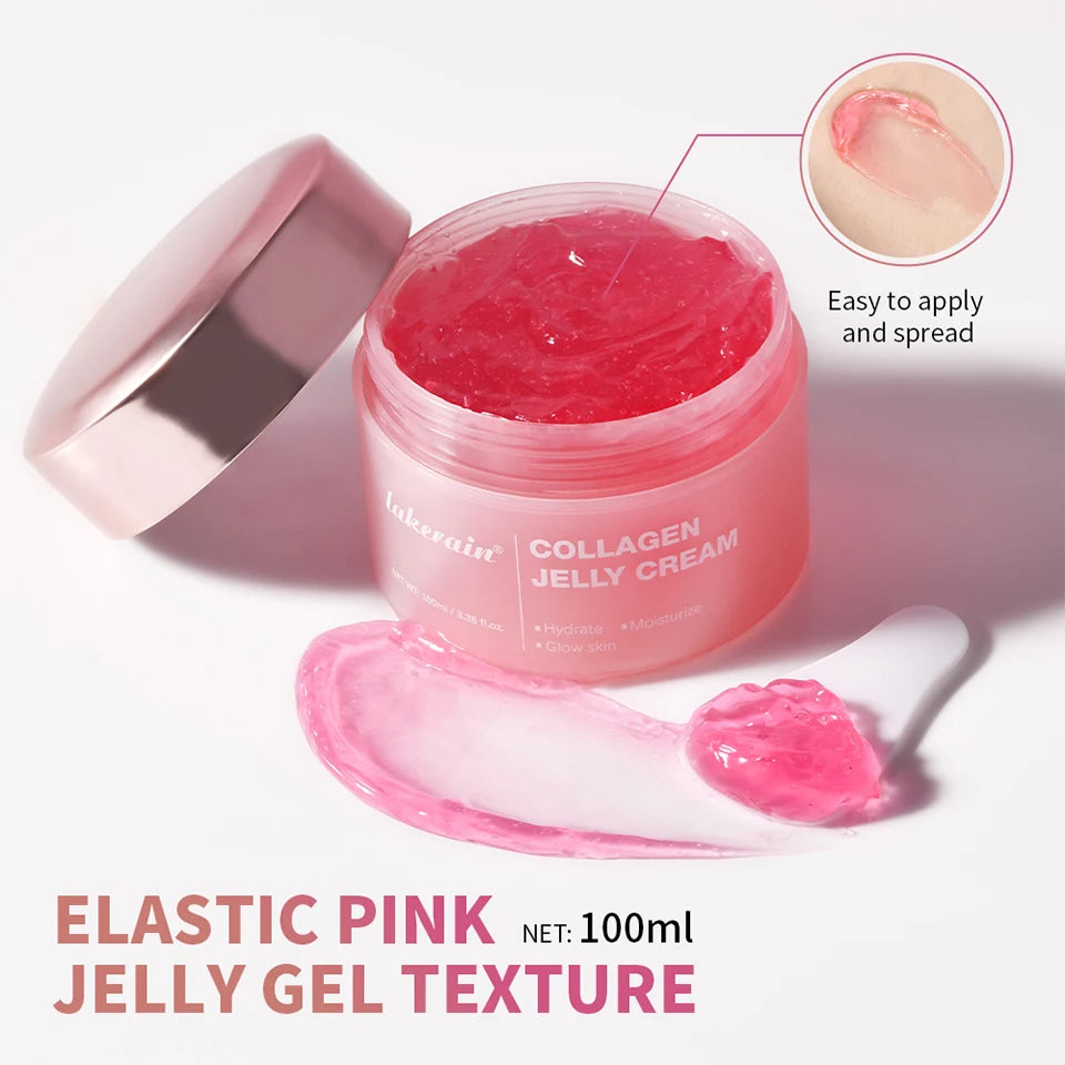 100ml Collagen Jelly Cream Niacinamide Tightening Soothing Moisturizing Anti-Aging Firmness Hydration Skincare 100ml Face Gel